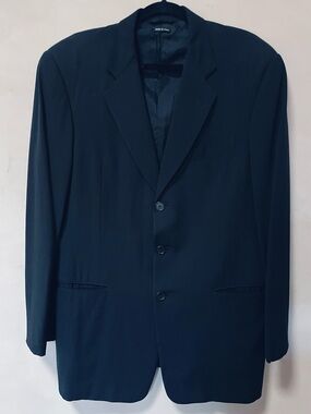 Giorgio Armani Vintage Navy Pinstriped Men’s Jacket